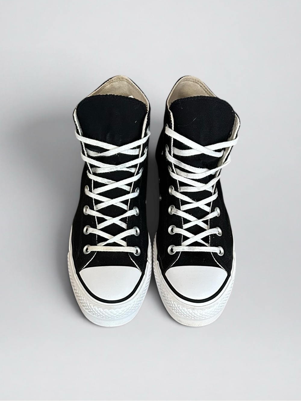 Converse Chuck Taylor All Star Lift Platform Black High Top Women’s 8 - Picture 12 of 12